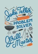 Father's Day Card for Dad Who Can Fix Anything created by Liz Kohler Brown