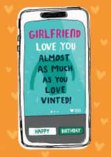 Funny Birthhday Day Card For Girlfriend - Vinted created by Pencilface