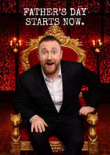 Funny Father's Day Card - Taskmaster - Alex Horne created by Pink Peach Cards