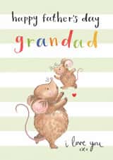 Cute Father’s Day Card - For Grandad - Mouse Design created by Making Meadows Ltd