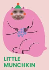 Little Munchkin Hamster Face Swap Card – Cute & Funny Birthday created by Seekprint