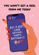 Funny Birthday Card For Friend - Reel Card created by Bellollage