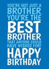 Classic Birthday Card - Best Brother created by @Cupsie's Creations