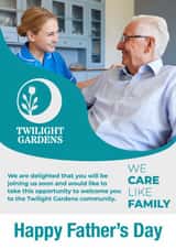 Funny Father's Day Card - Twilight Gardens Care Home - Care Home created by Quite Good Cards