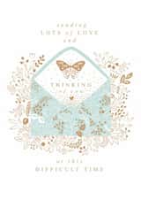 Thinking of You Sympathy Card for friends or loved ones created by Claire Wilson