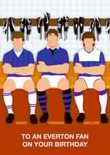 Birthday card for an Everton fan created by Paul Jones