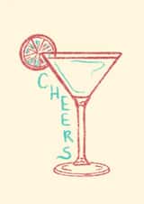 Cheers Cocktail Celebration Card created by Alice Ranson