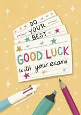 Classic Exams Card - Do Your Best created by Silky Rose Design