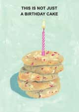 Classic Birthday Card - M&S Birthday Cookies - White Chocolate & Raspberry Cookies - Marks & Spencers created by Holly Fox