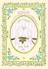 Engagement card - Congratulations - Love Birds created by Philippa Elizabeth Illustration