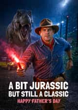 Jurassic Park Father’s Day Face Swap Card created by Woody's Design