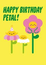 Happy Birthday Petal! Birthday Card created by Pango Productions