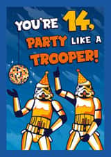 Classic Birthday Card - 14th - Stormtrooper - Star Wars created by Cardology