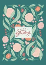 Elegant Floral Birthday Wishes created by Abi Bryan