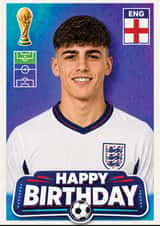 Fun Birthday Card - World Cup Sticker - England created by ShortRound888