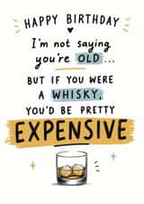 Whisky birthday card, funny birthday created by LynseyLovez