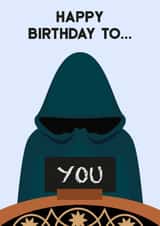 Happy Birthday Traitors TV Show Personalised | Birthday Card created by Mark Winter