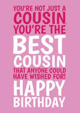 Classic Birthday Card – Best Cousin created by @Cupsie's Creations