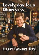 Funny Father's Day Card – Lovely Day for a Guinness created by Bonne Nouvelle