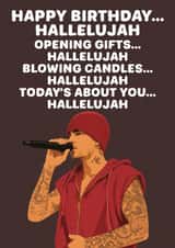Birthday card for a friend or family member who is a Justin Bieber fan created by R&M Designs