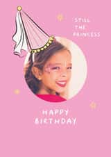 Personalised Birthday Photo Card created by Sabrin Deirani - Classic Birthday Card - Still The Princess - For Her