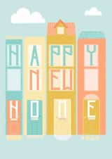 Sweet Happy New Home Card created by Sian Moore Illustration