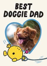 Personalised Father's Day Photo Card created by Mr. Men - Cute Father’s Day Card - Mr. Men - Doggie Dad