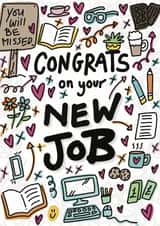 Congrats On Your New Job Card – Career Congratulations created by ROSHAH DESIGNS