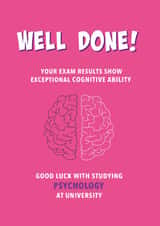 Classic Congratulations - Psychology Student created by Incognito