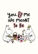 Cute Anniversary Card - Moomin - Meant To Be created by Moomin Characters