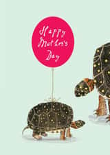 Happy Mother's Day cute tortoise card created by Greyling Post
