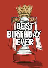 Classic Birthday Card - Arsenal Football Club - Premier League Winners created by Giddy Kipper
