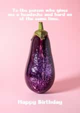 A rude innuendo card for your significant other. created by sophie robbens