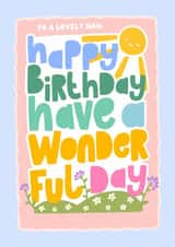 Lovely Nan Birthday Card created by Fliss Muir