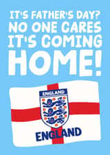 Funny Father's Day Card - It's Coming Home - England Flag - World Cup created by Studio Doodles