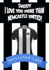 FATHERS DAY CARD FOR A NEWCASTLE UNITED FAN! created by KokoandDoo
