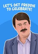 Classic Birthday Card - Rivals - Freddie created by Pink + Pip