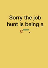 Job hunt - new job - friendly humour - funny - job hunt created by KitRex Designs