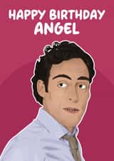 Funny Birthday Card - Rivals - Rupert Campbell-Black - Angel created by Pink + Pip