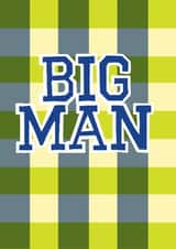 Classic Birthday Card - For Dad - Big Man created by Chloë Turner
