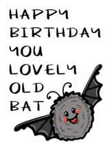 Happy Birthday You Lovely Old Bat created by Pixie Drew