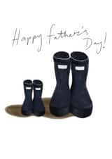 Happy Fathers Day - Wellies Card created by Kate Jones