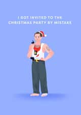 Funny Christmas Card - John McClane - Christmas Party - Die Hard created by Ohh Deer