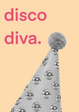 Birthday valentines disco diva! 80's dancing queen - ABBA cute & funny. created by rhiset