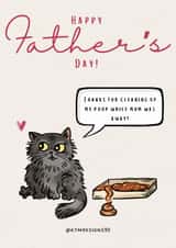 Happy Father's Day - Thanks for cleaning up my poop created by Alisha Maltby