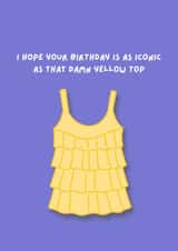 Pretty Little Liars Inspired Alison DiLaurentis Top Birthday Card created by Jess