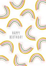 Cute Rainbow Birthday Card for Friend – Happy Birthday created by Jess Walker