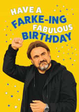 Funny Birthday card, for Leeds / Daniel Farke football fans created by Artsy Gift Co