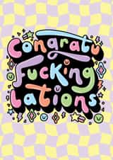 Cute Congratulations Card - Dopamine Check created by Katie Ruby Illustration