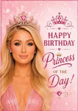 Princess of the Day Birthday Face Swap Card for Her created by Iryna.Nimmo.Art